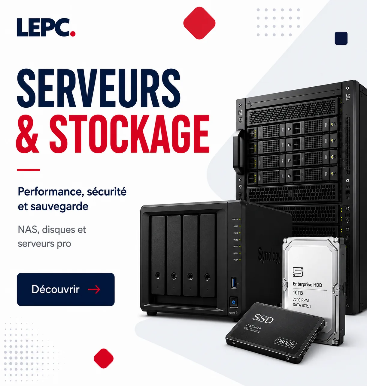 serveur et serveur de stockage NAS lepc.ma