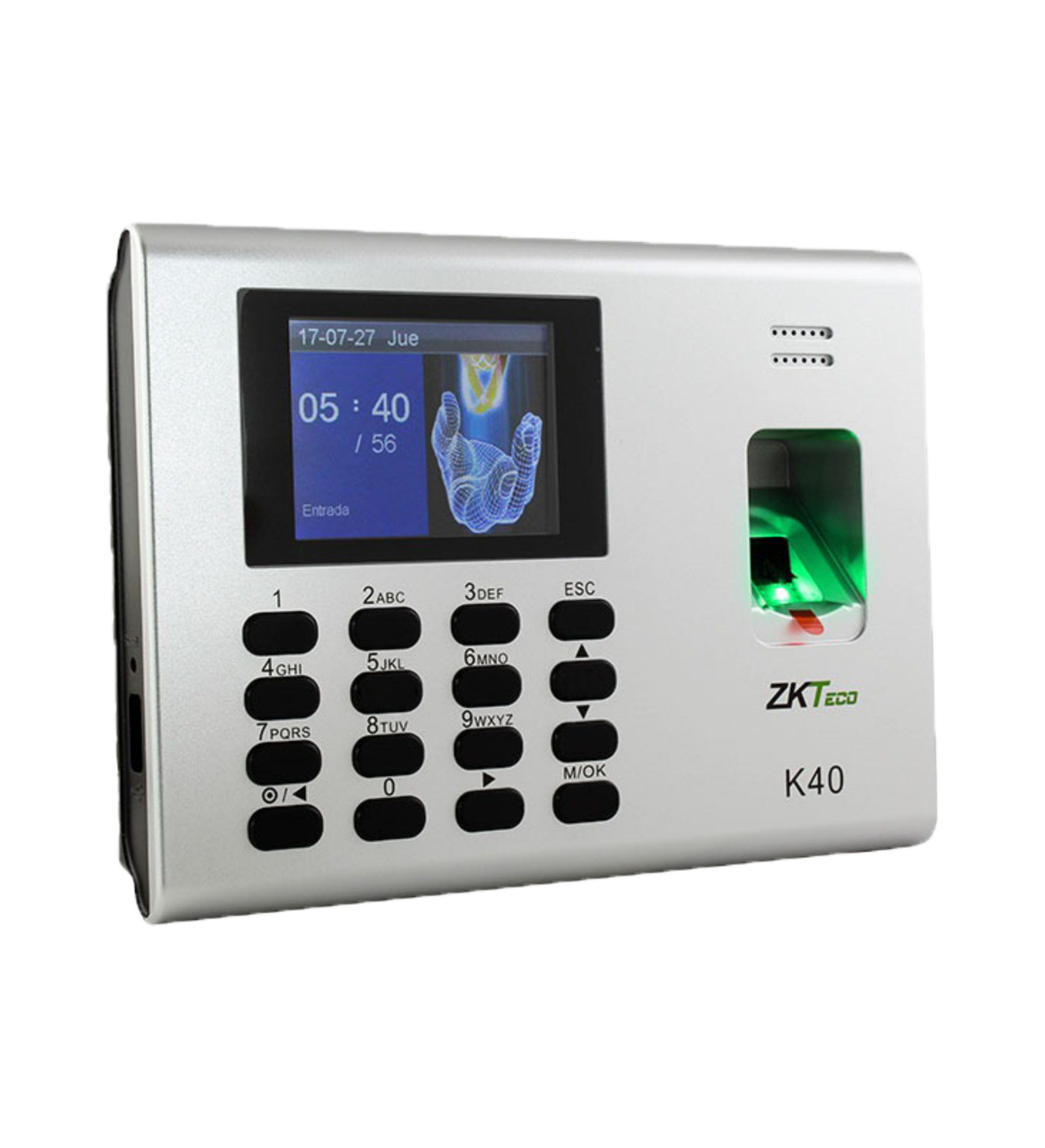 K40 PRO ZKTeco lecteur biométrique d’empreintes digitales innovant pour l’application de contrôle d’accès. Avec ses fonctions de micro logiciel hautes performances et son design compact, il est devenu l’un des appareils les plus populaires de ZKTeco, car il fonctionne avec le dernier micro logiciel de ZKTeco avec une interface utilisateur conviviale et des paramètres de privilège flexibles pour les utilisateurs Multi niveaux.